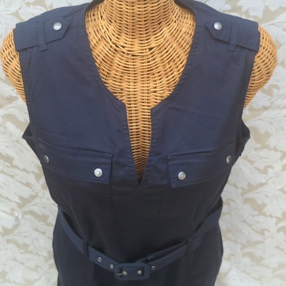 Banana Republic Dark Navy Dress - Picture 3 of 7